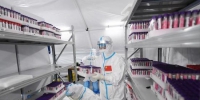 近日，一组五舱合一“猎鹰号”硬气膜实验室在兰州投入使用。　杨艳敏 摄 - 甘肃新闻