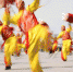 2019年2月19日，演员在黄河岸边的兰州水车博览园内进行太平鼓表演，欢庆元宵佳节。(资料图) 　杨艳敏 摄 - 甘肃新闻